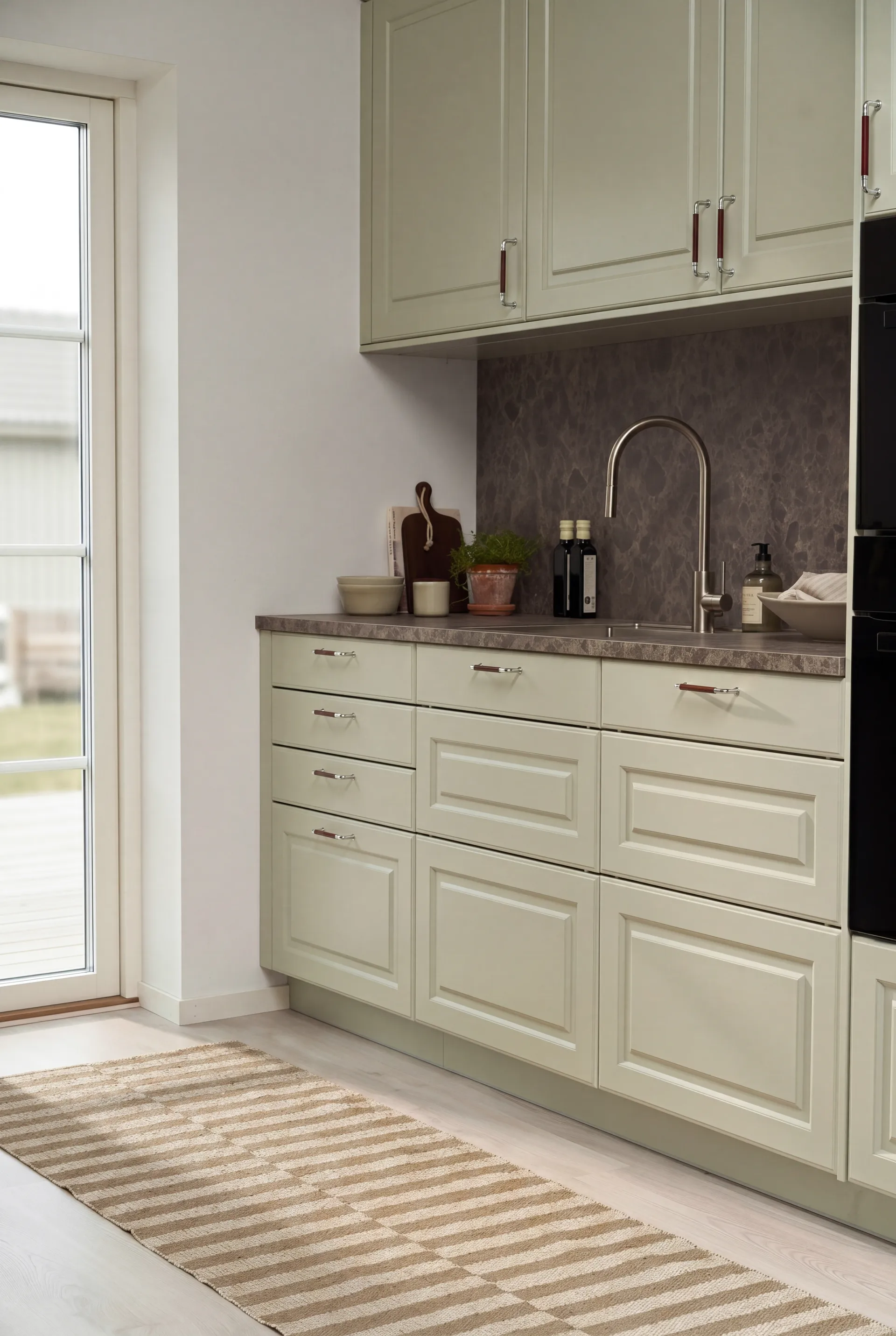 Path gångmatta, Beige, 70x250 cm Scandi Living