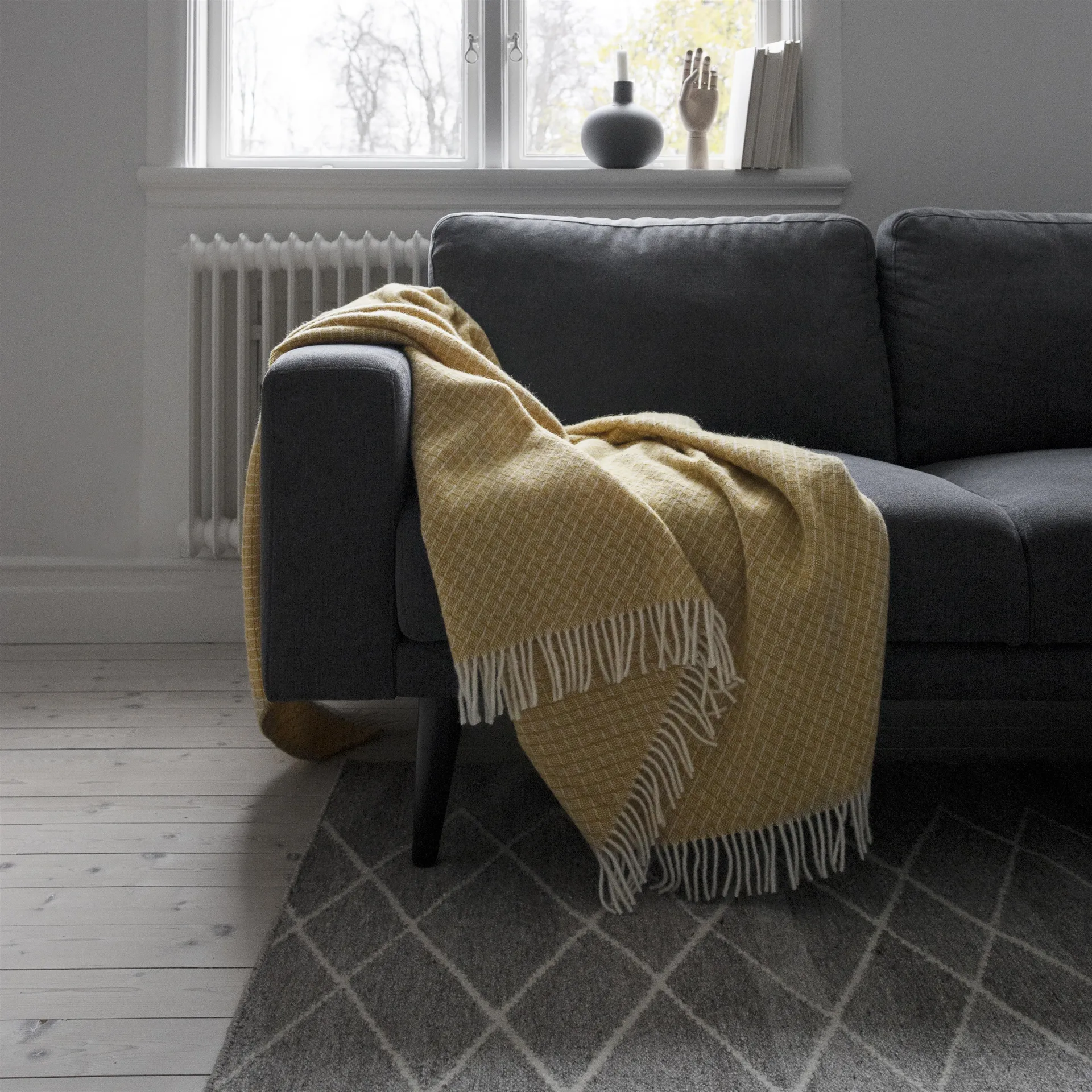Peak ullmatta cream, 80x240 cm Scandi Living