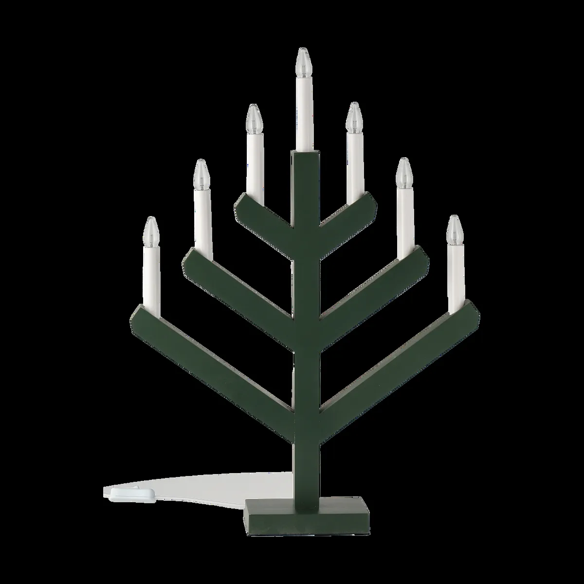 Scandi Living Pine adventsljusstake 62 cm Grön