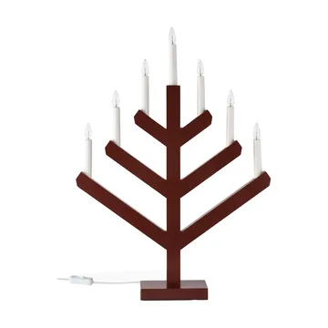 Pine adventsljusstake 62 cm - Röd - Scandi Living