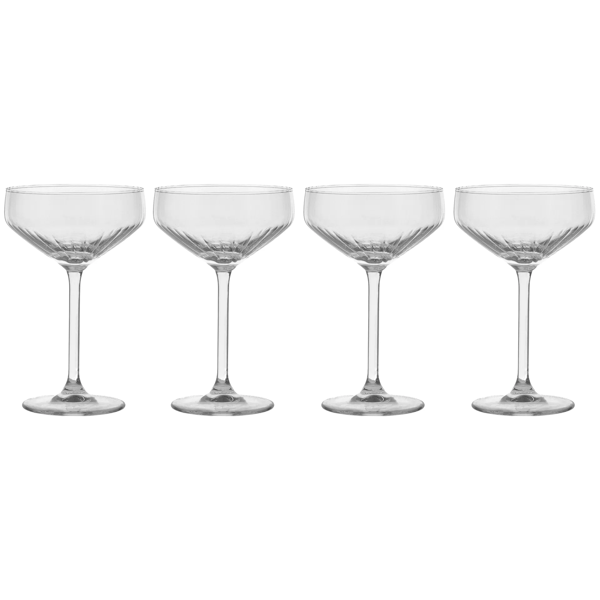 Pristine champagnekupa 29 cl 4-pack, Klar Scandi Living