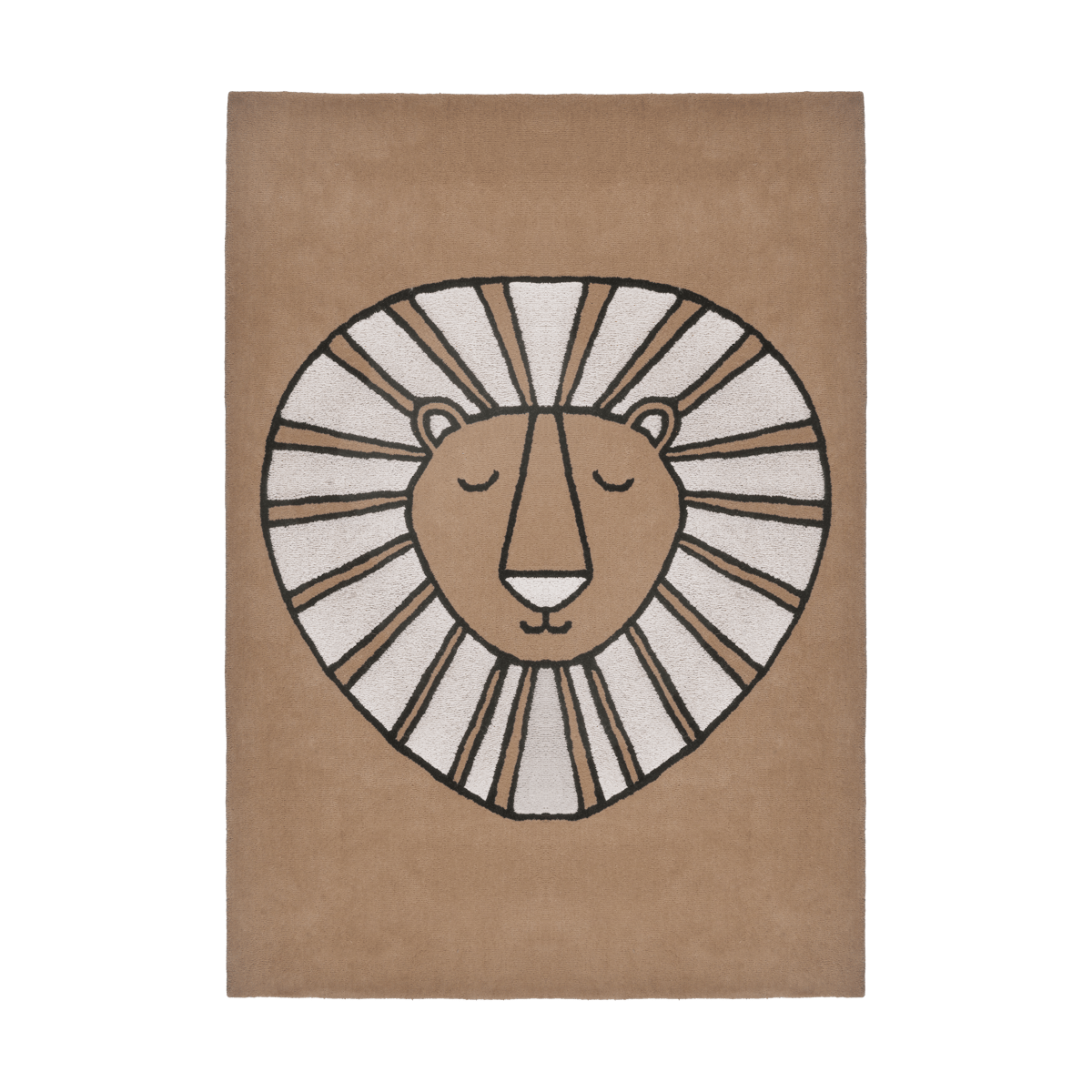 Scandi Living Roar ullmatta 170x240 cm Sand | Skandinavisk Design | Barnmattor | Beige