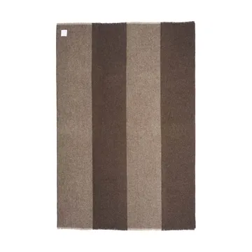 Row ullpläd - Brun, 120x185 cm - Scandi Living