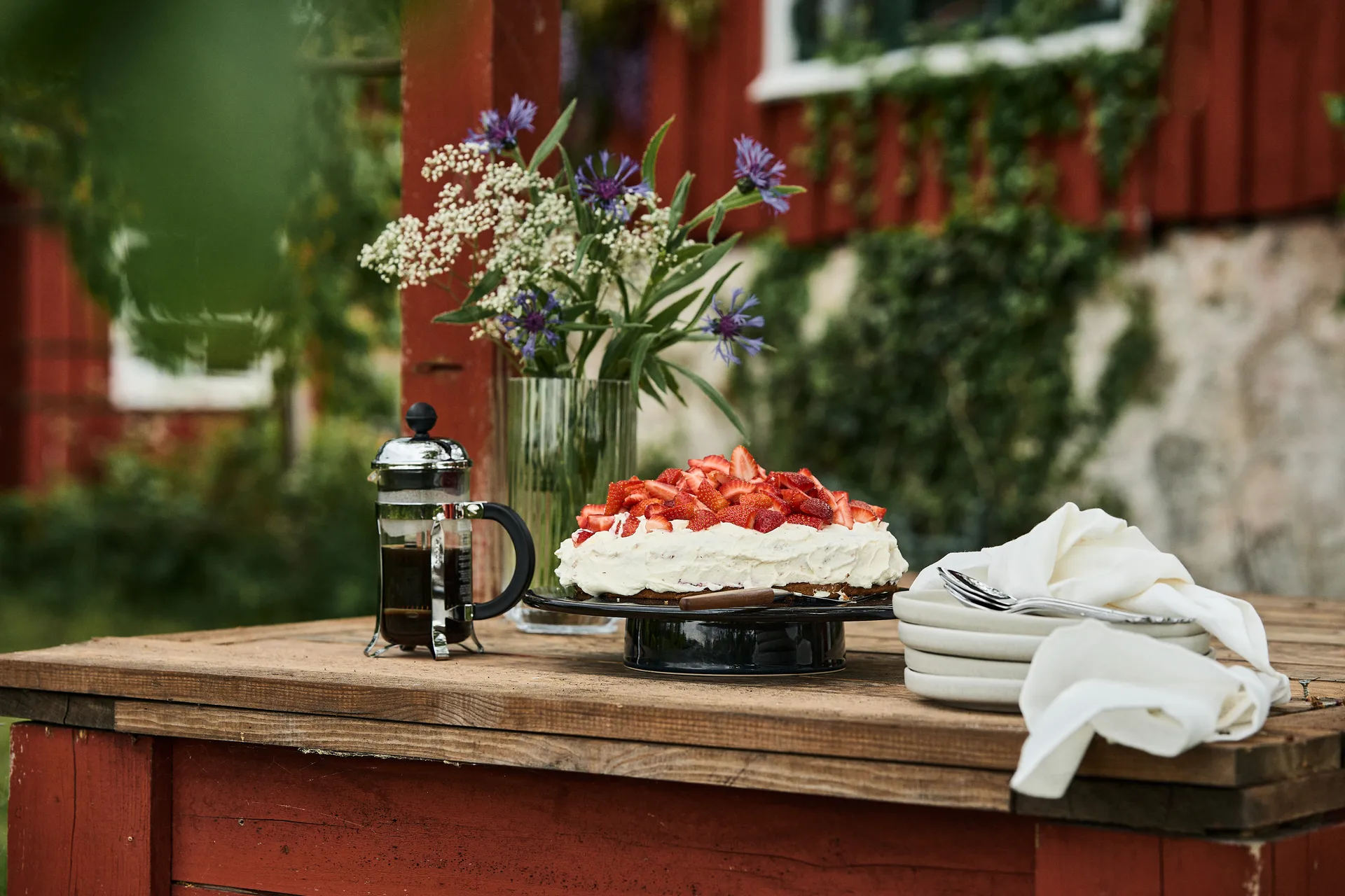 Sandsbro assiett ljusgrå, Ø20 cm, 6-pack Scandi Living