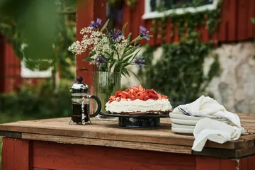 Sandsbro assiett ljusgrå, Ø20 cm, 8-pack - Scandi Living