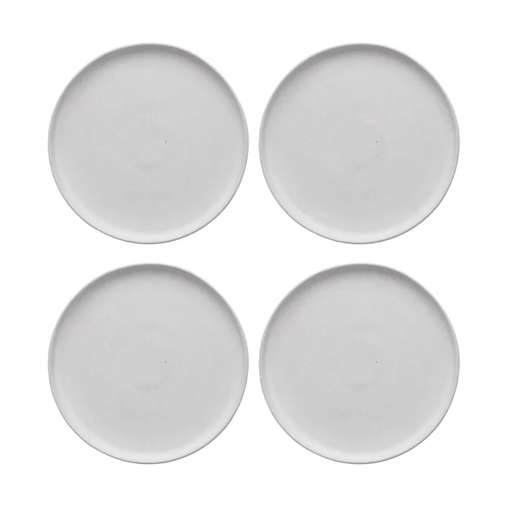 Sandsbro assiett offwhite, Ø20 cm, 4-pack - Scandi Living