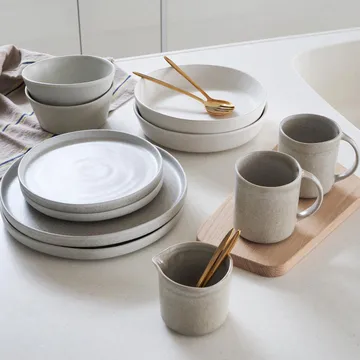 Sandsbro mugg ljusgrå, 30 cl, 4-pack - Scandi Living