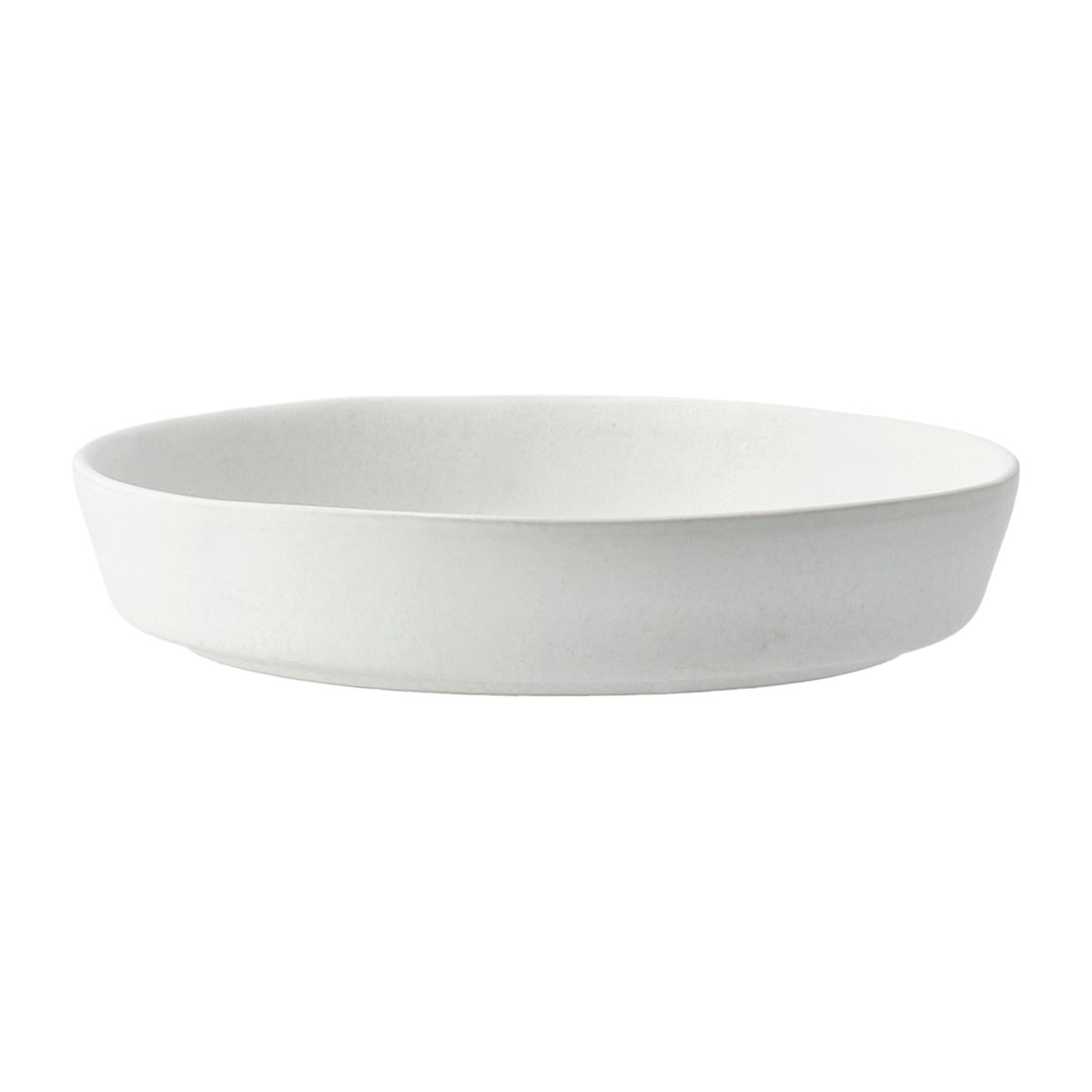 Scandi Living Sandsbro pastatallrik 23 cm Offwhite | Skandinavisk Design | Djupa tallrikar | Vit