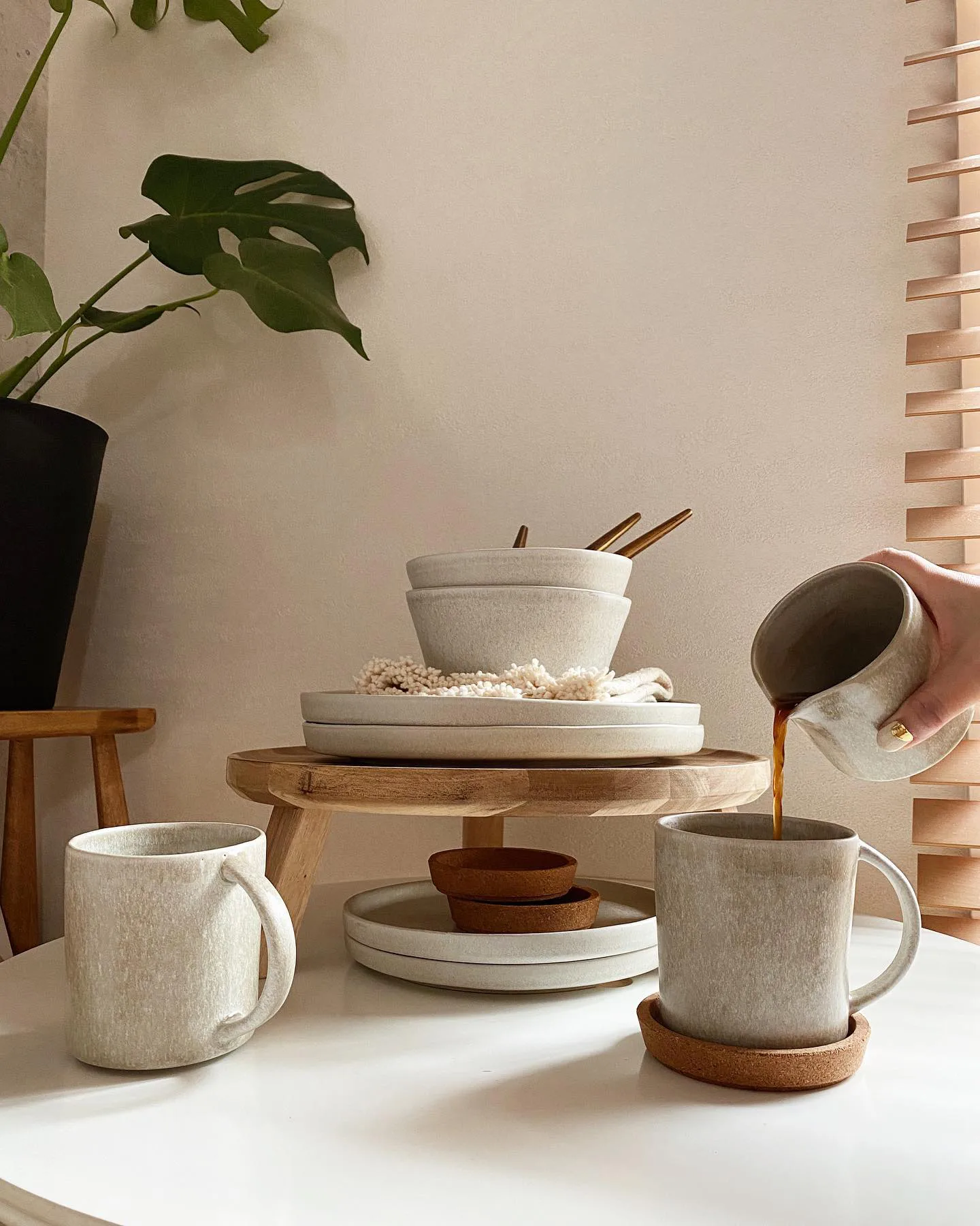 Sandsbro pastatallrik ljusgrå, Ø23 cm, 6-pack,  Scandi Living