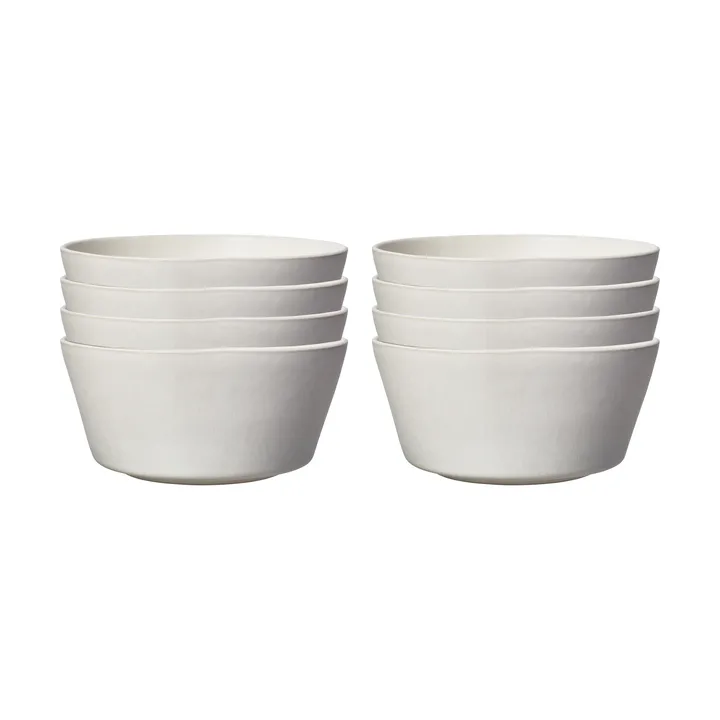 Sandsbro skål offwhite, Ø15 cm, 8-pack - Scandi Living