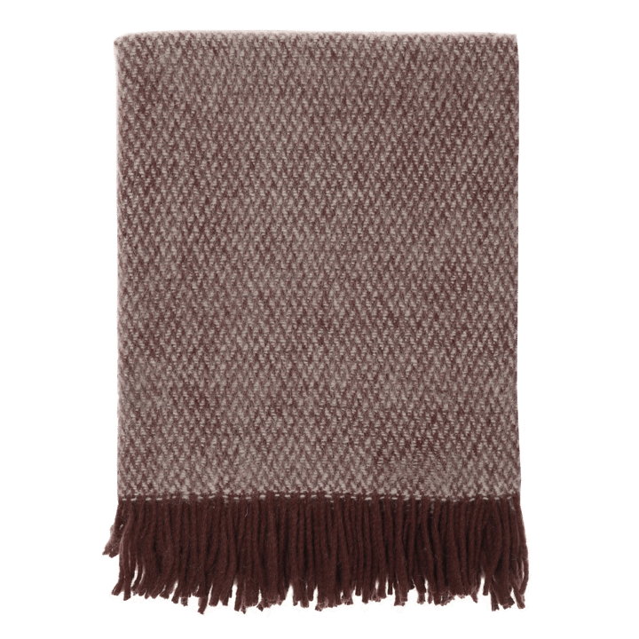 Sandstone ullpläd 130x180 cm - Burgundy - Scandi Living