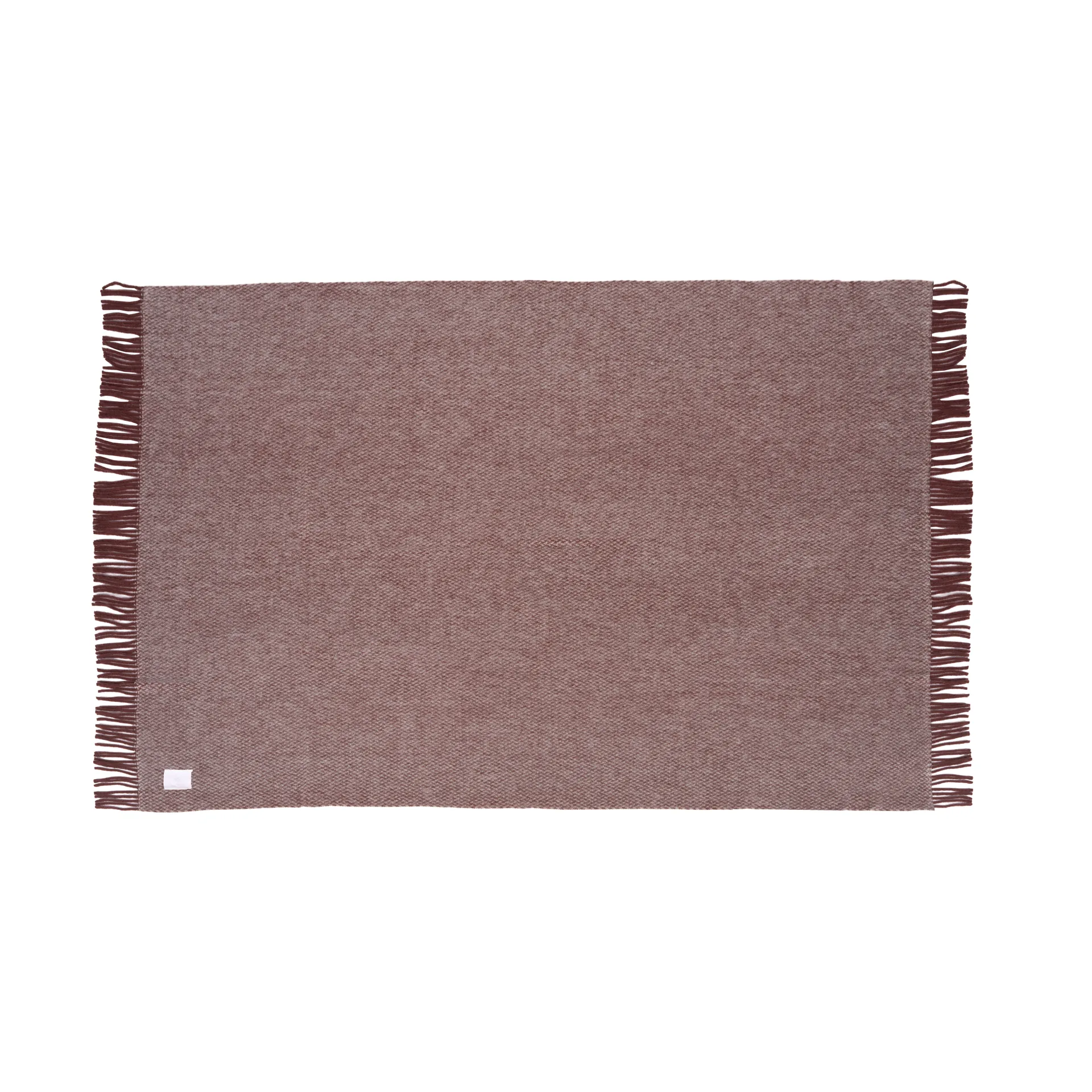 Sandstone ullpläd 130x180 cm, Burgundy Scandi Living