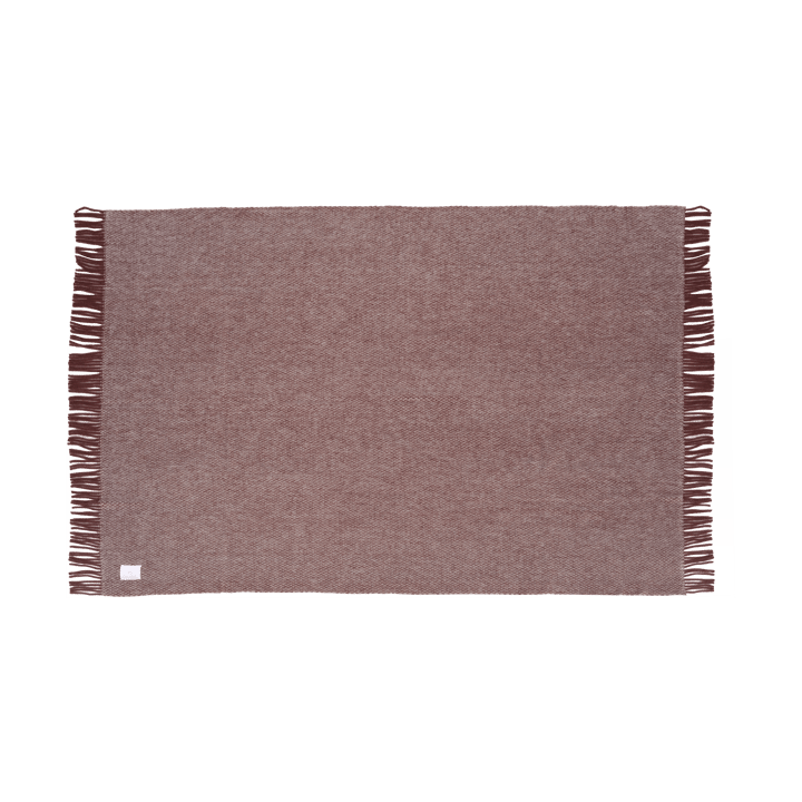 Sandstone ullpläd 130x180 cm, Burgundy Scandi Living
