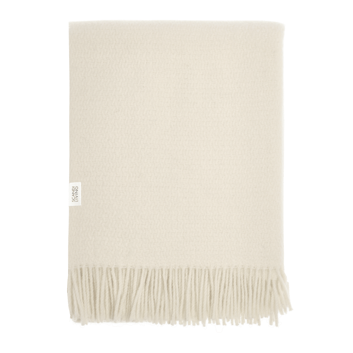 Sandstone ullpläd 130x180 cm - Creme - Scandi Living