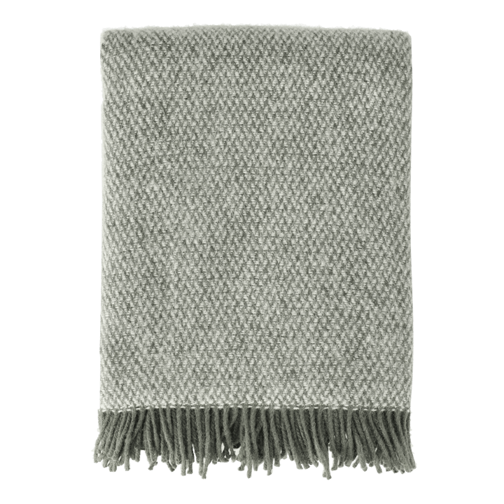 Sandstone ullpläd 130x180 cm - Khaki grön - Scandi Living