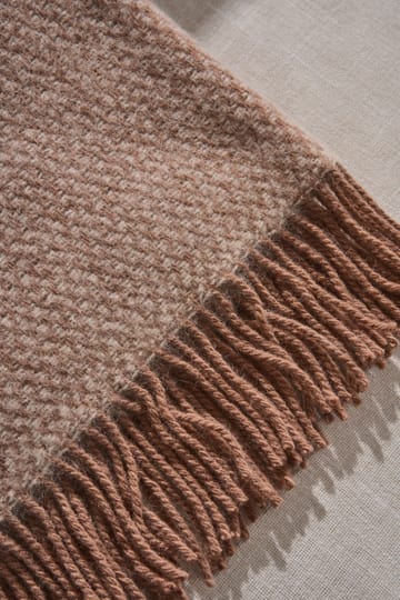 Sandstone ullpläd 130x180 cm - Mocha - Scandi Living