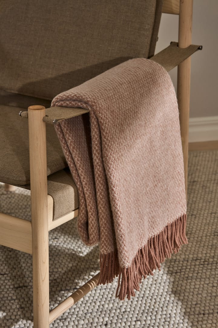 Sandstone ullpläd 130x180 cm, Mocha Scandi Living