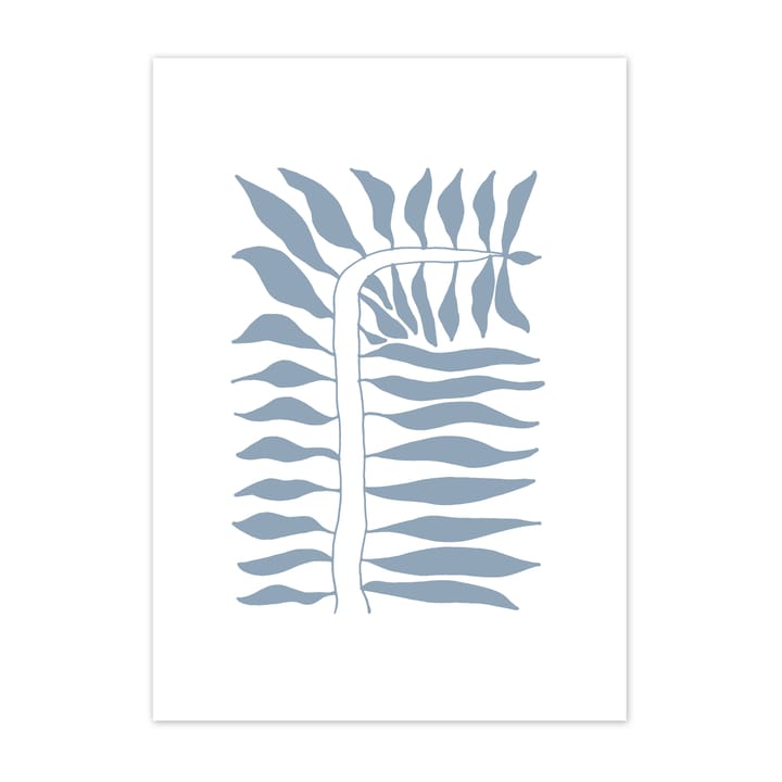 Seeding poster blå - 40x50 cm - Scandi Living