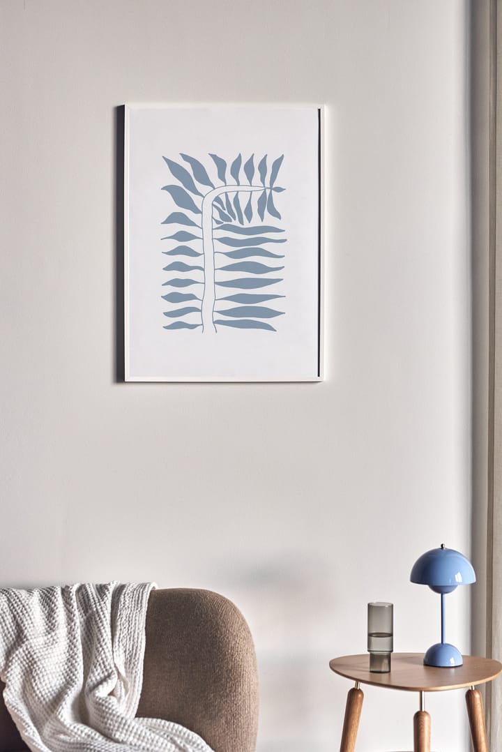 Seeding poster blå, 40x50 cm Scandi Living