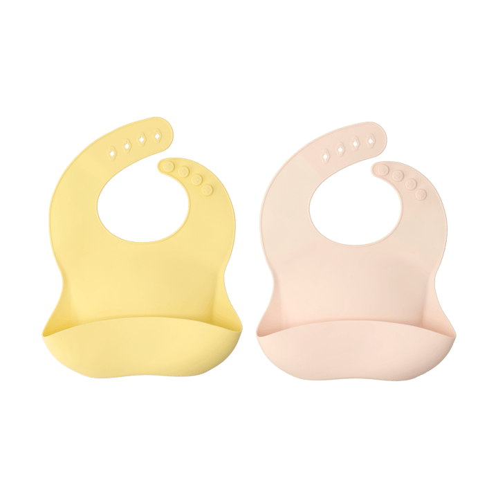 Silly haklapp silikon 2-pack, Blush-lemon Scandi Living