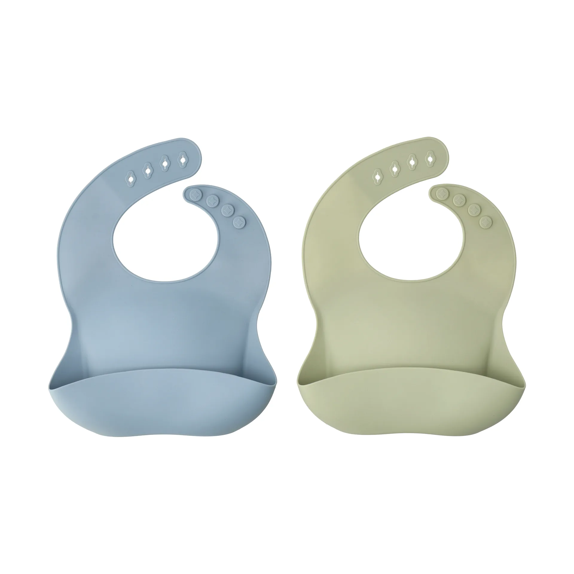 Silly haklapp silikon 2-pack, Green-blue Scandi Living
