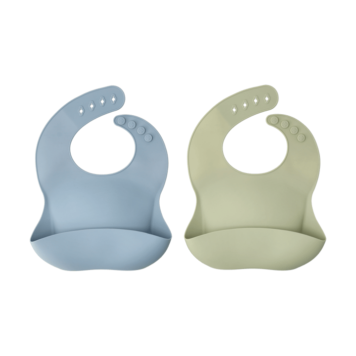 Silly haklapp silikon 2-pack - Green-blue - Scandi Living