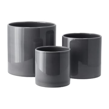 Sleek kruka Ø15 cm - Charcoal - Scandi Living