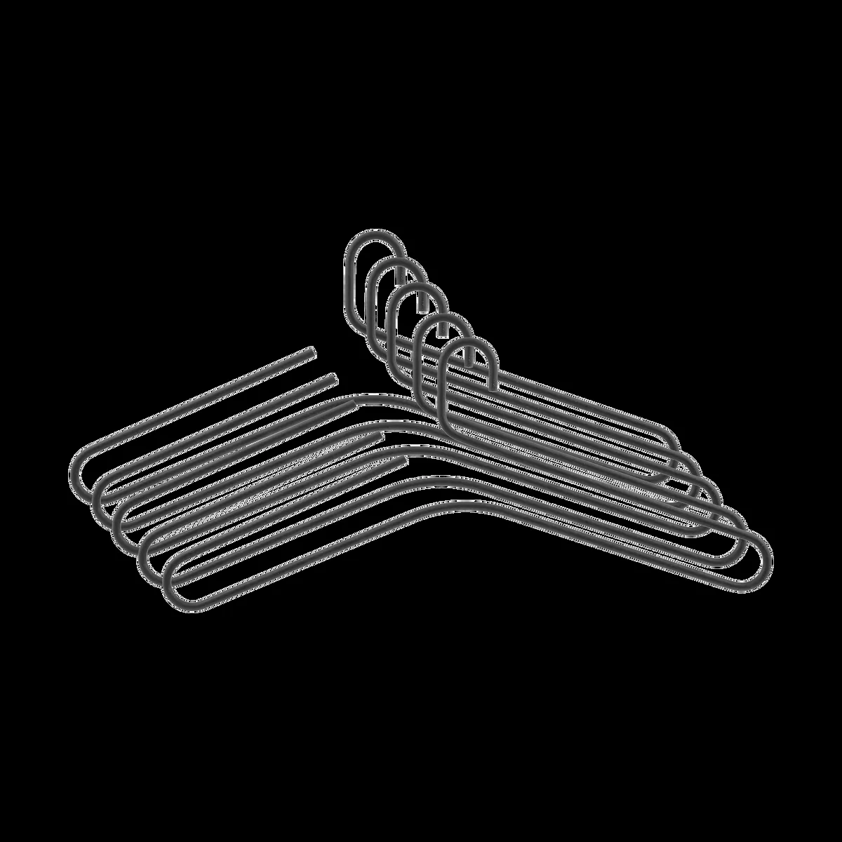 Scandi Living Smooth galge 5-pack Black