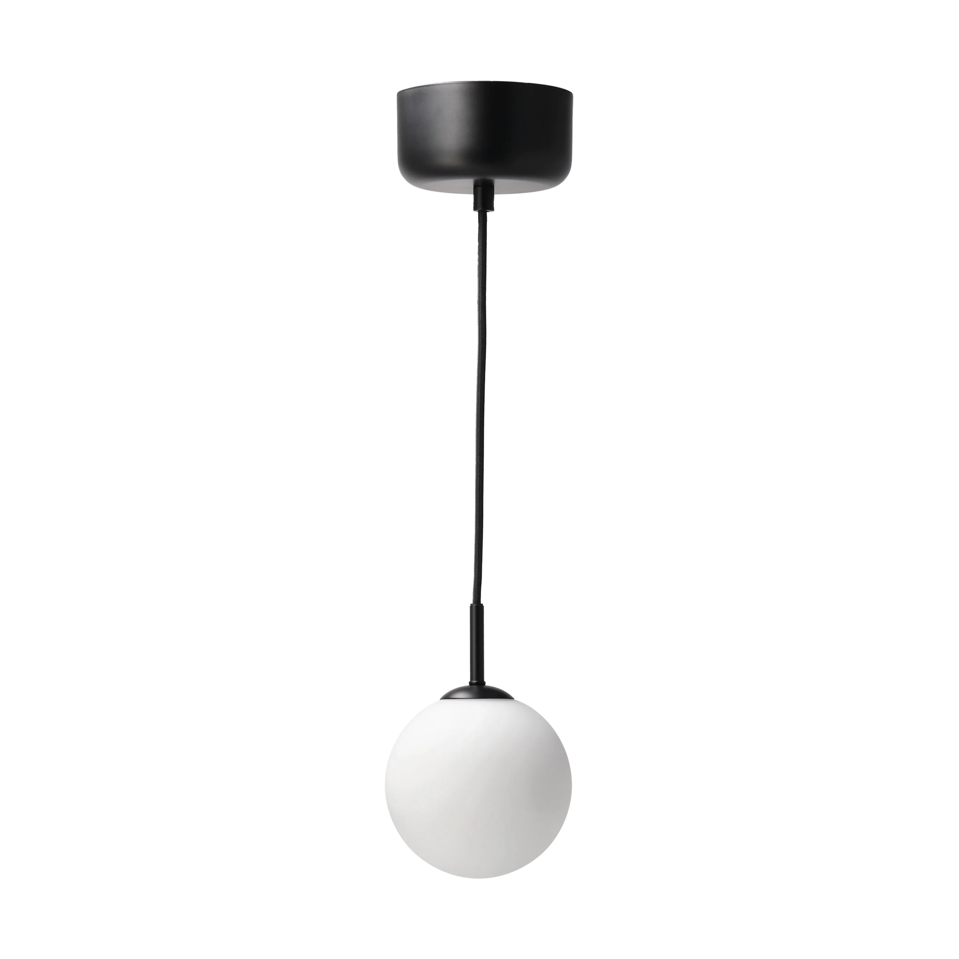 Solar pendel D15 cm, Frostad vit