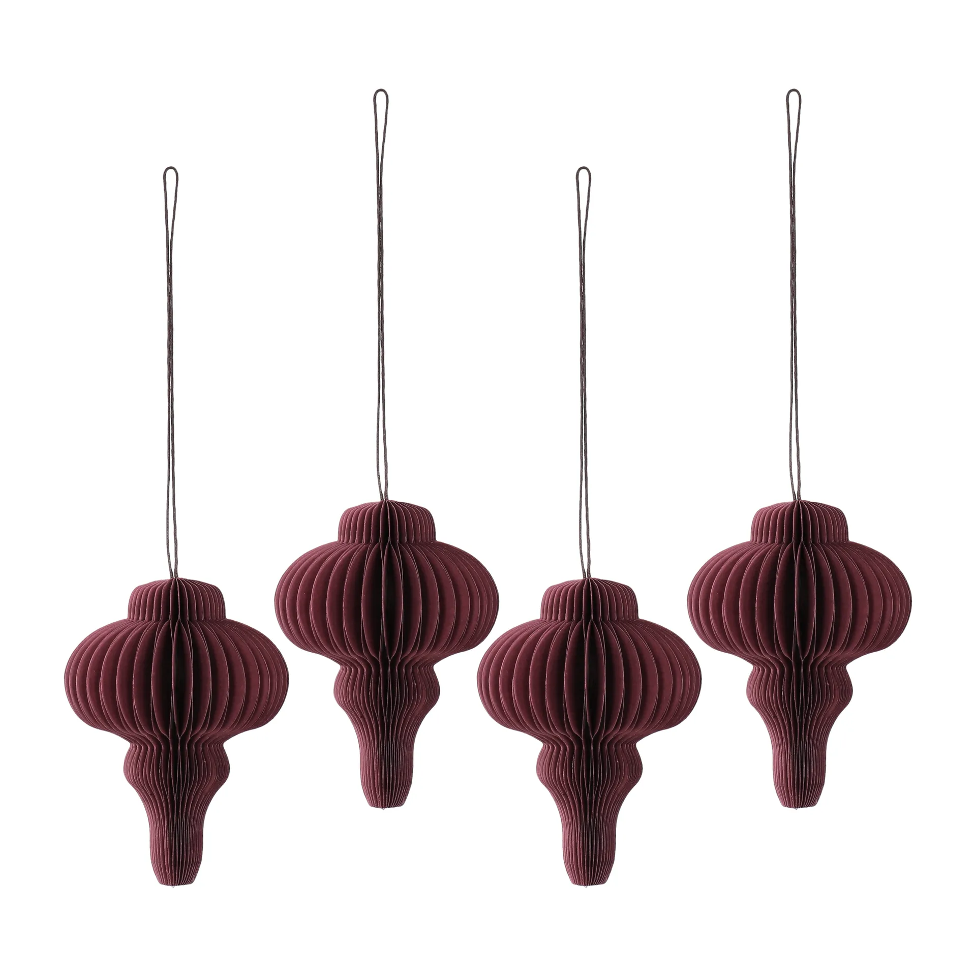 Spira julgranshänge 4-pack, Red Scandi Living