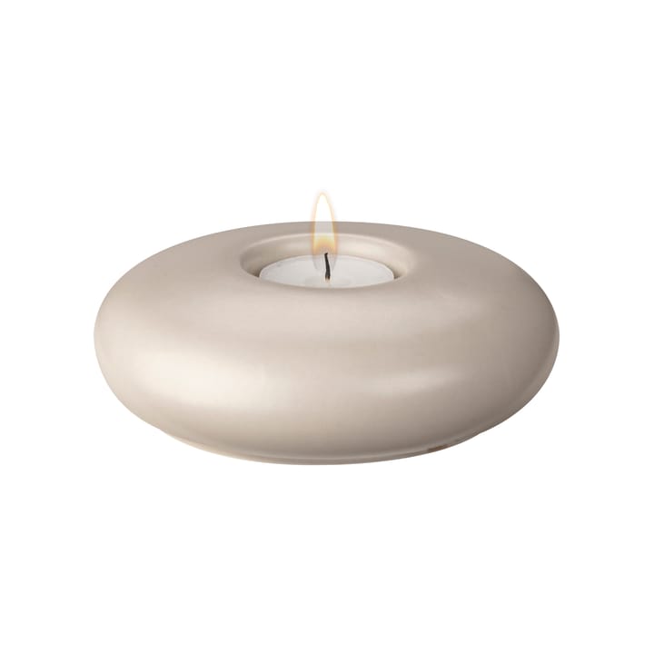 Stone ljuslykta Ø13 cm - Beige - Scandi Living