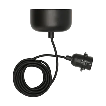 Takupphängning inkl sladd 250 cm - Svart - Scandi Living