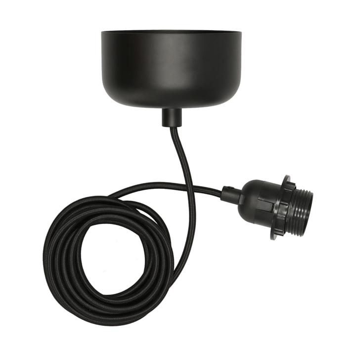 Takupphängning inkl sladd 250 cm - Svart - Scandi Living