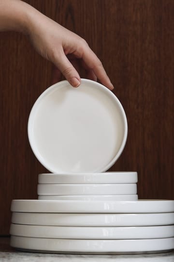 Taper assiett 14 cm - Vit - Scandi Living