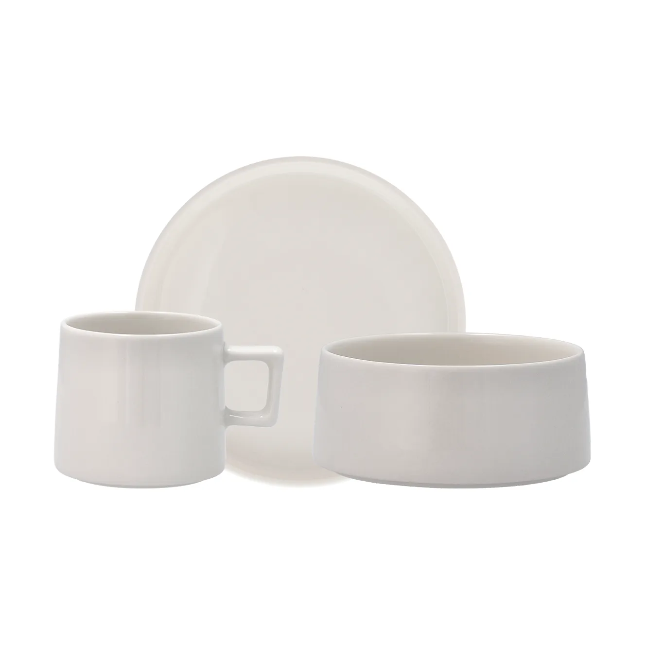 Taper frukostset 12 delar - Vit,  Scandi Living