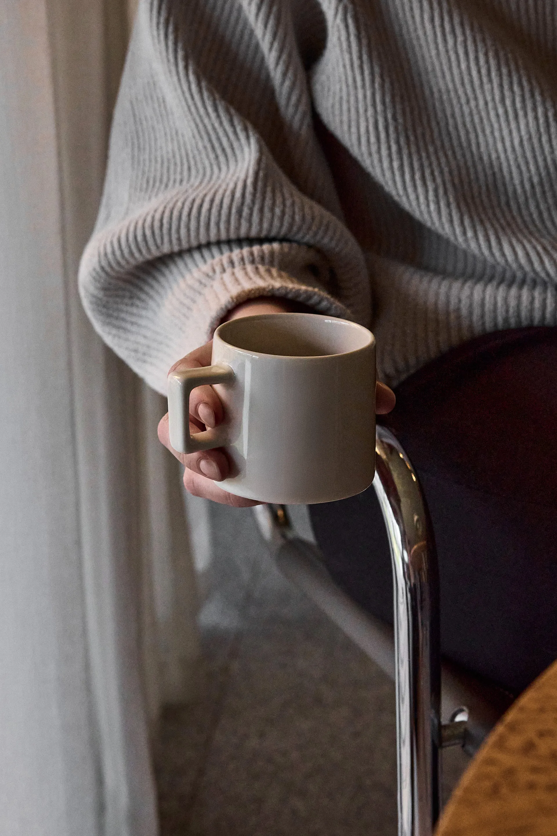 Taper mugg 30 cl, Ljusgrå Scandi Living