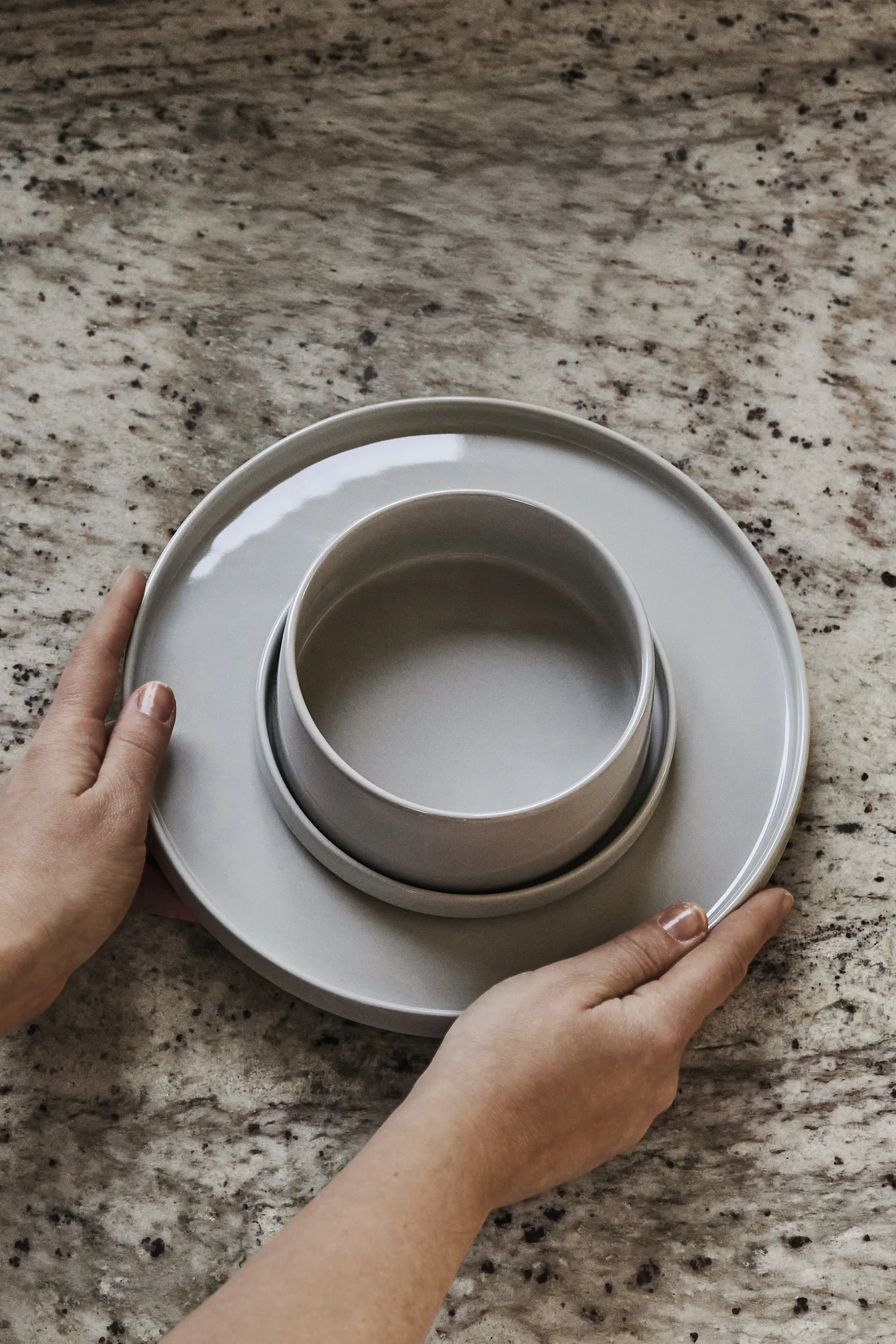 Taper servisset 12 delar - Ljusgrå,  Scandi Living