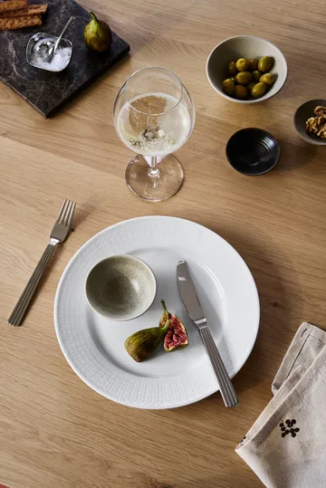 Terra serveringsskål - Beige stengods, Ø9,5 cm - Scandi Living