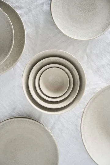 Terra serveringsskål - Beige stengods, Ø9,5 cm - Scandi Living