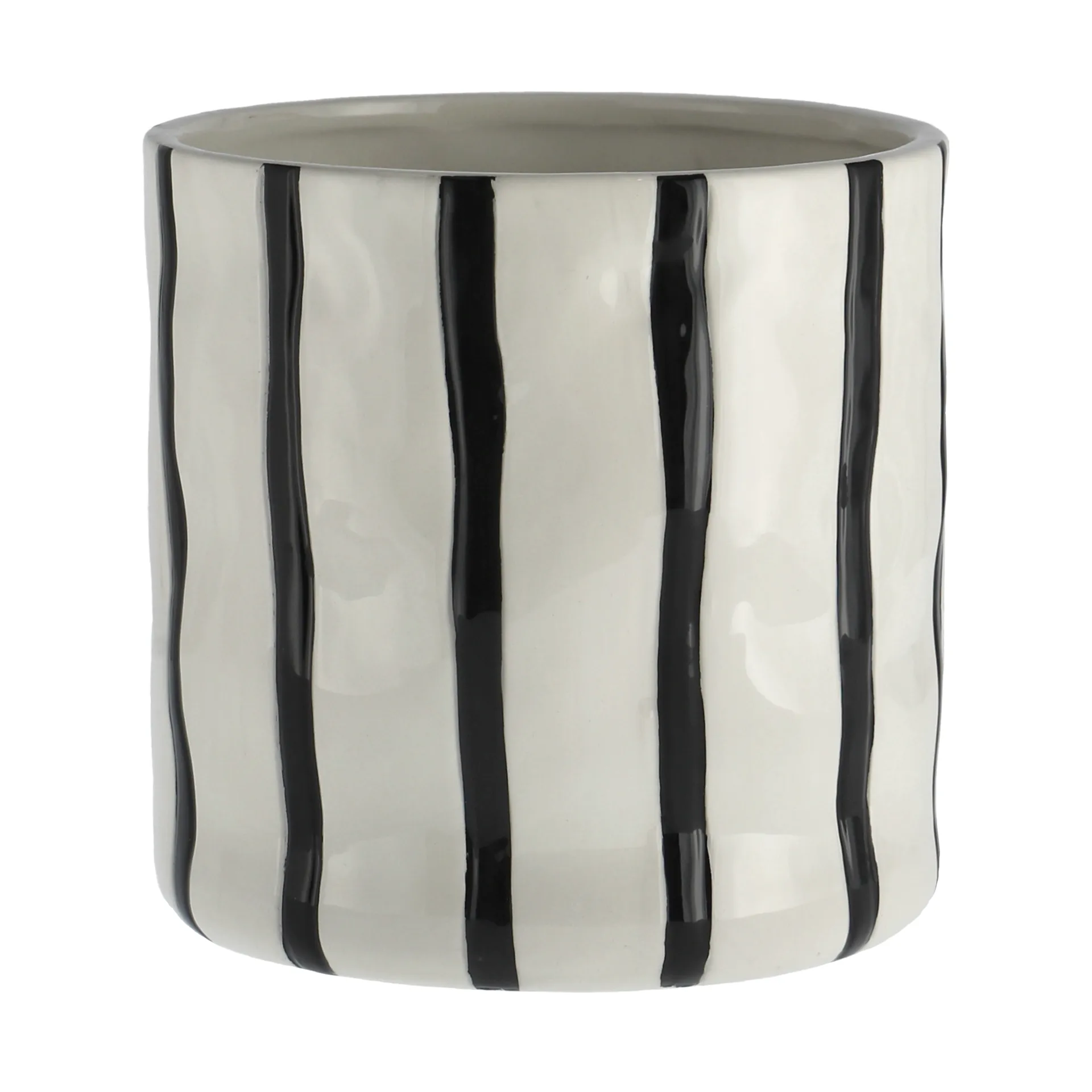 Thrive kruka Ø16 cm, Vit-svart Scandi Living