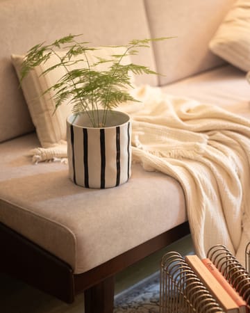 Thrive kruka Ø16 cm - Vit-svart - Scandi Living