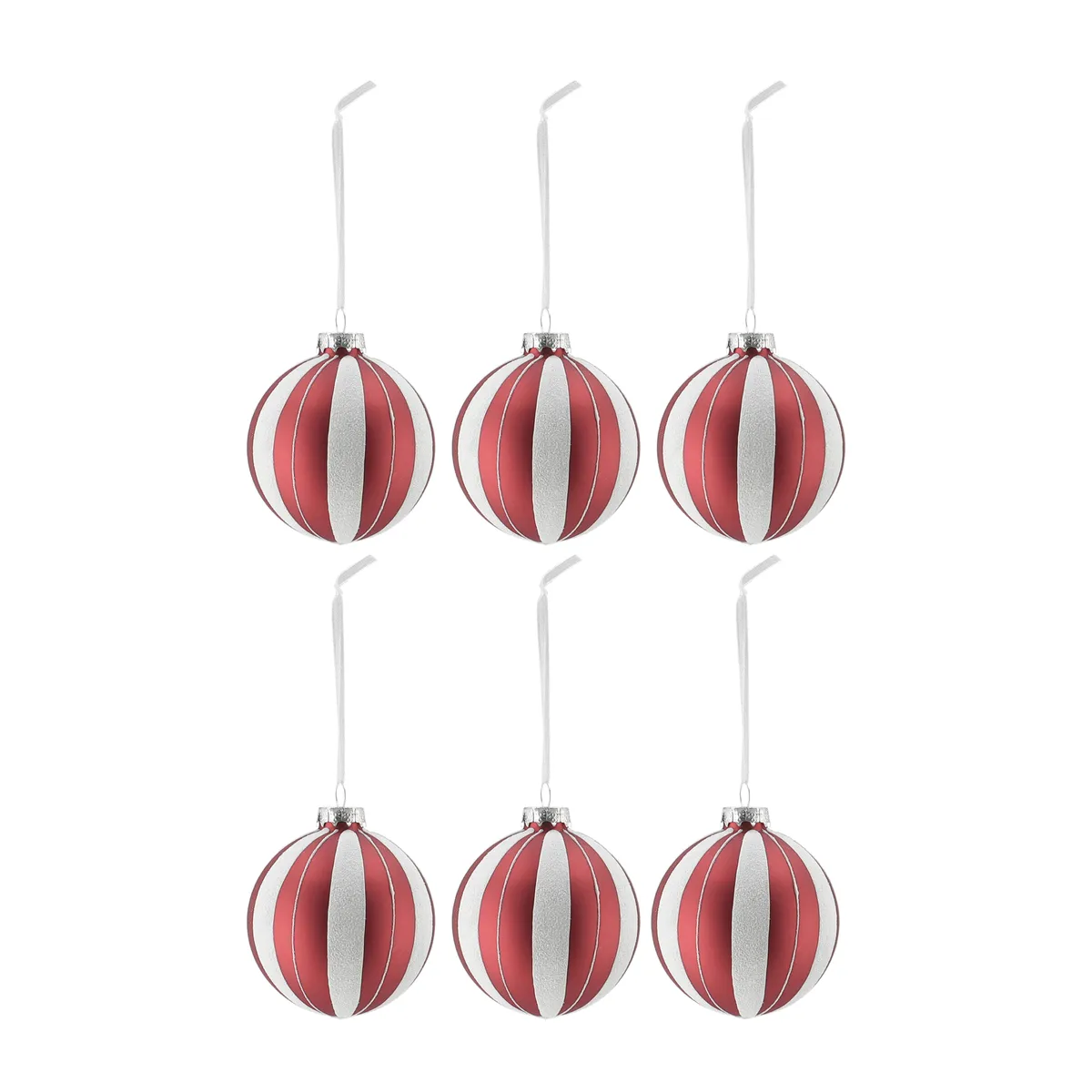 Scandi Living Tradition julgranskula 6-pack Red/white