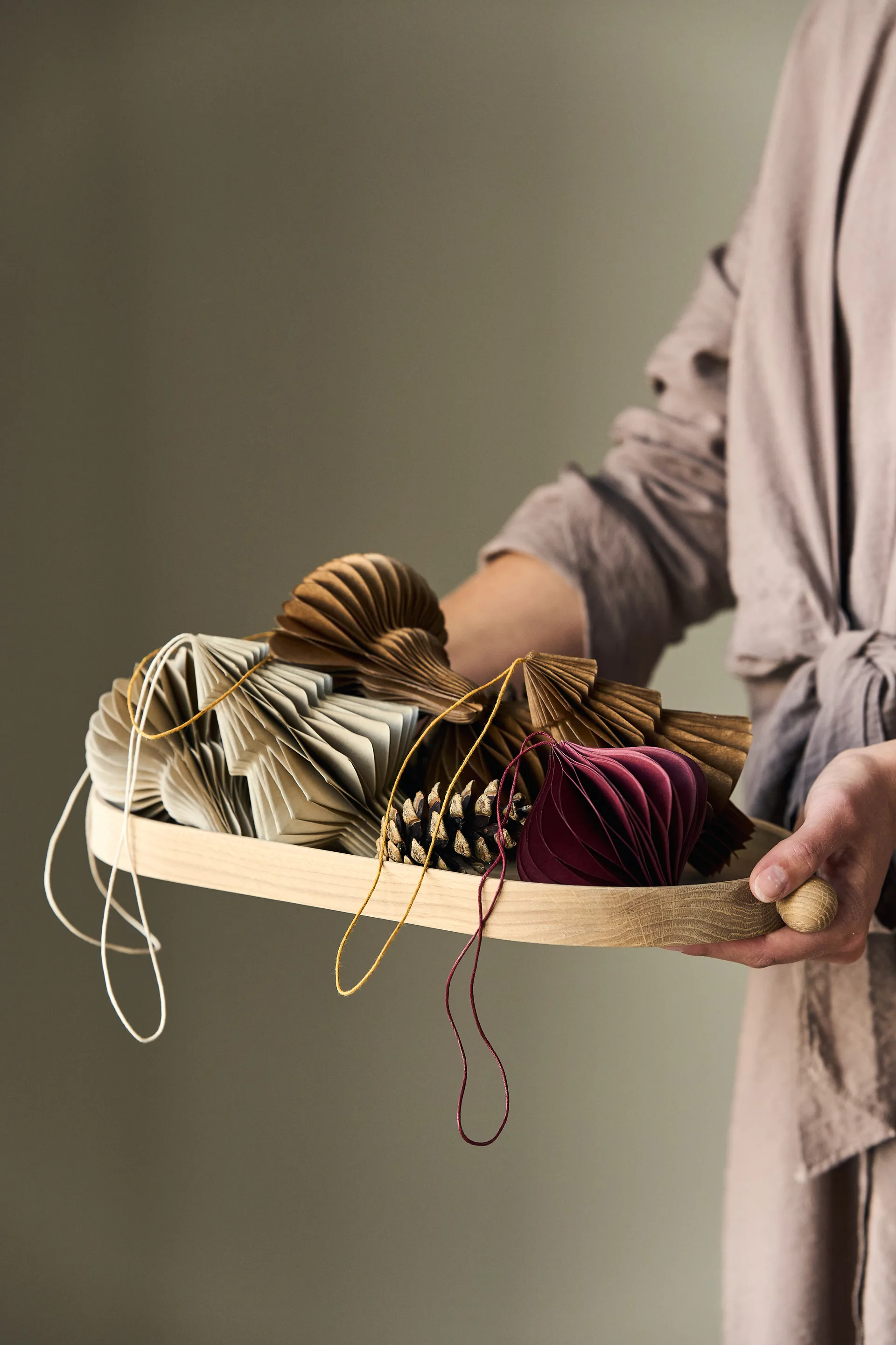 Tree julgranshänge 4-pack, Beige Scandi Living