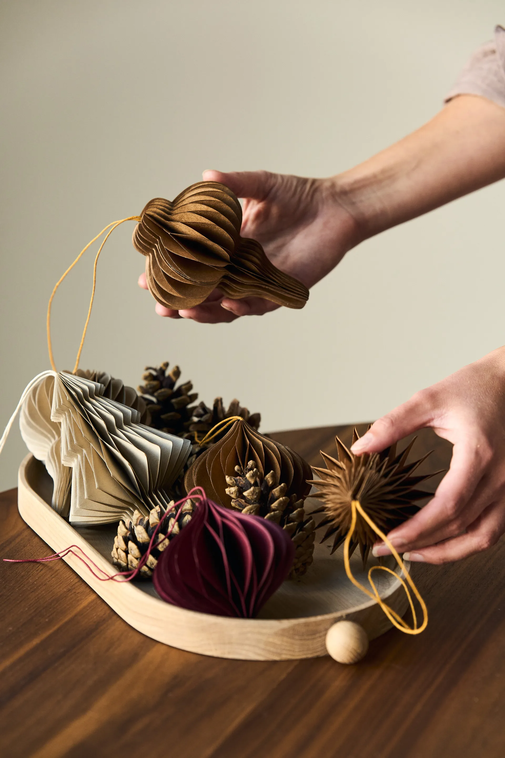 Tree julgranshänge 4-pack, Beige Scandi Living