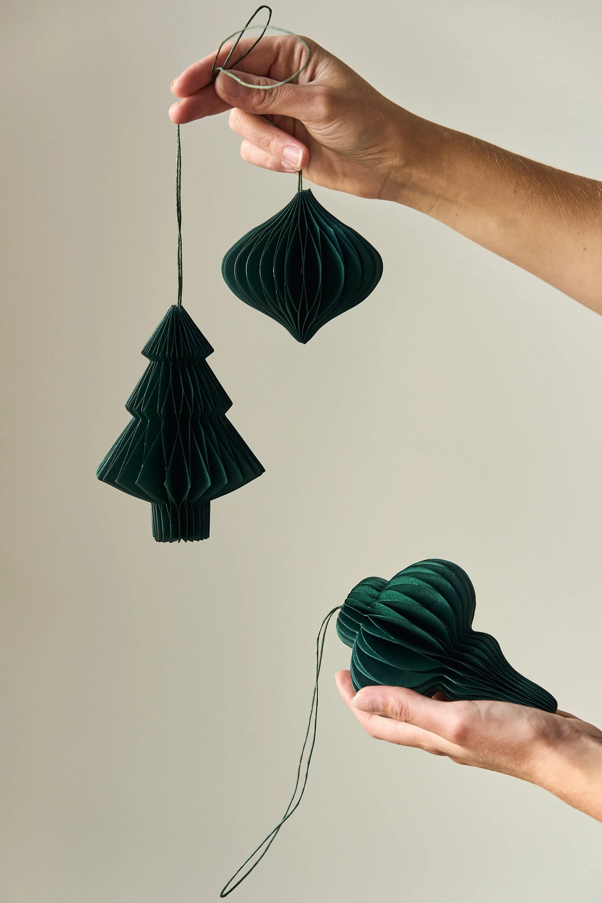 Tree julgranshänge 4-pack, Forest Green Scandi Living
