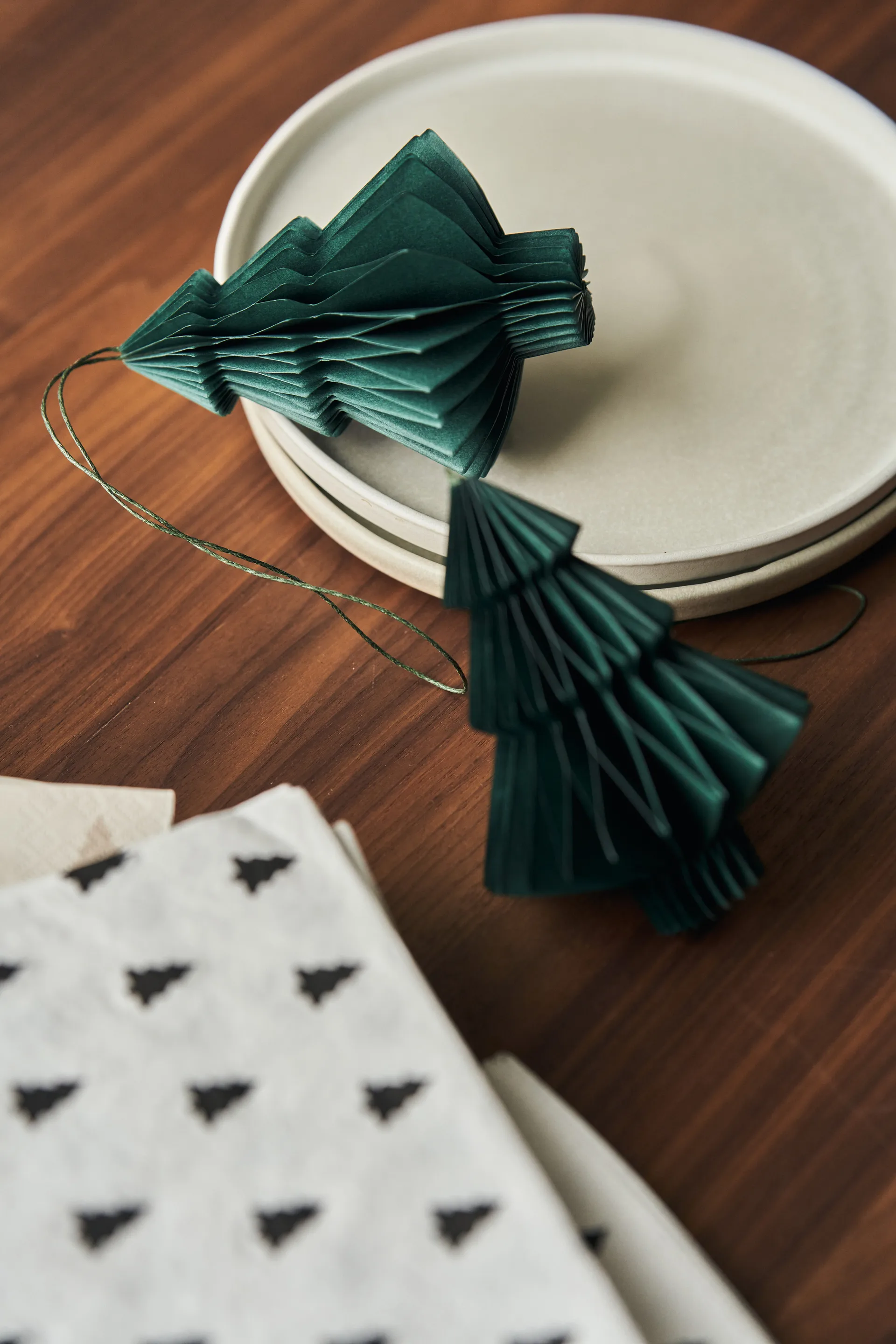 Tree julgranshänge 4-pack, Forest Green Scandi Living