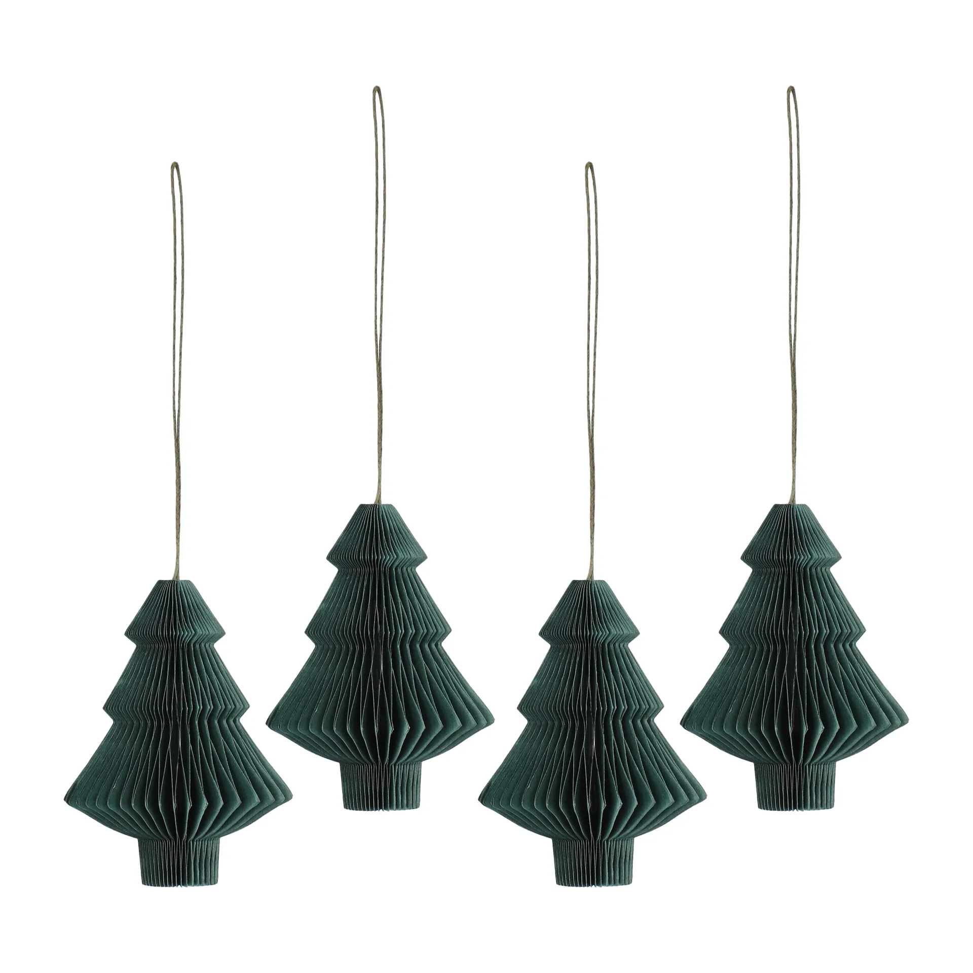 Tree julgranshänge 4-pack, Forest Green Scandi Living
