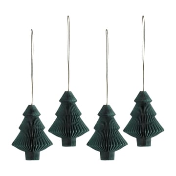 Tree julgranshänge 4-pack - Forest Green - Scandi Living