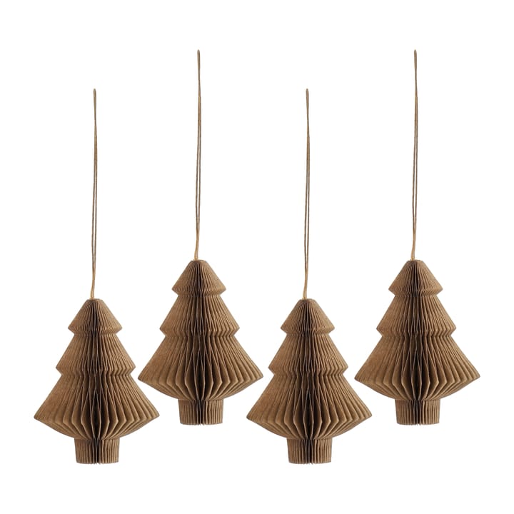 Tree julgranshänge 4-pack - Natural - Scandi Living