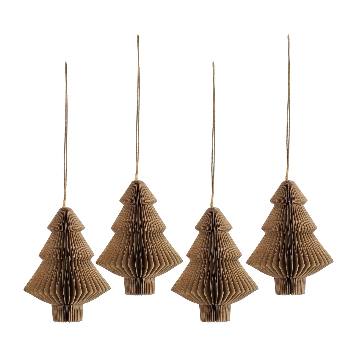 Scandi Living Tree julgranshänge 4-pack Natural